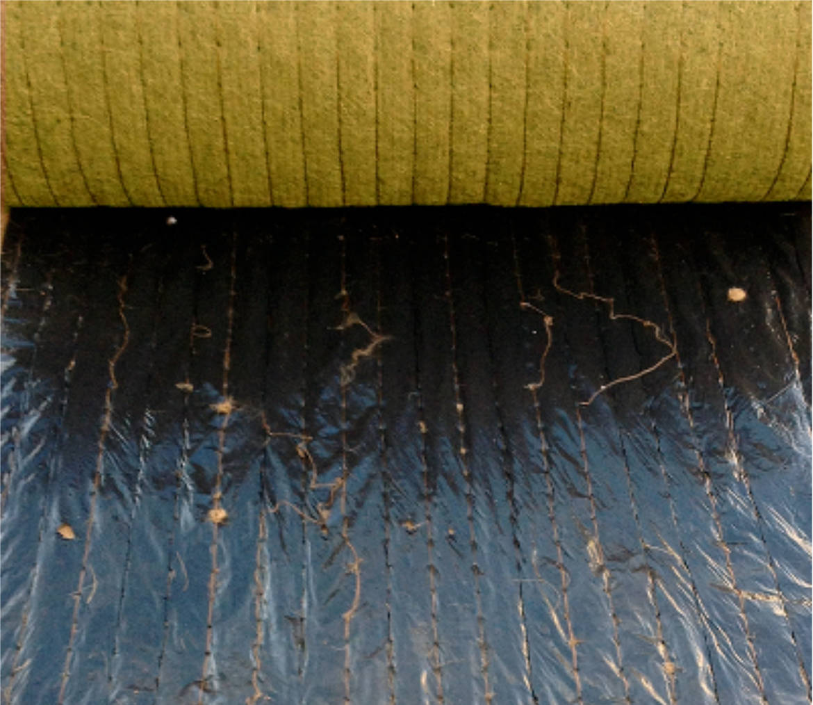 Kokosove biorogoznice -
za preprečevanja površinske erozije pri manj strmih brežinah ter za zadrževanje vlage